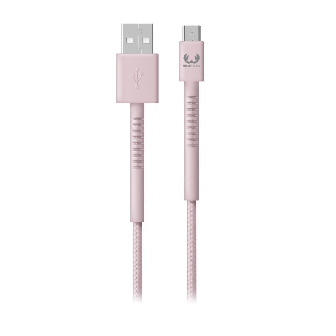 Micro-USB-Kabel "Fabriq", 2,0 m, Smokey Pink (00215021)
