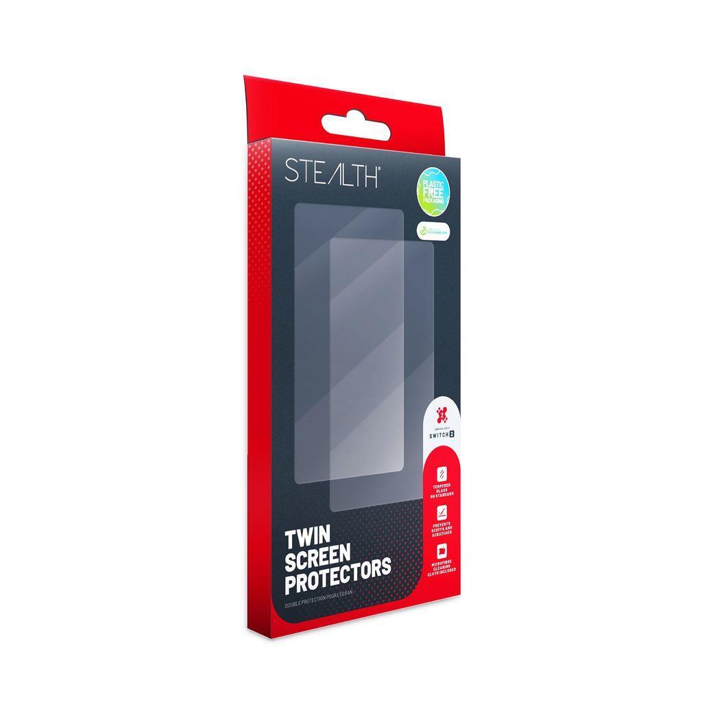 Tempered Glass (2 Stück) & Reinigungstuch für Nintendo Switch 2