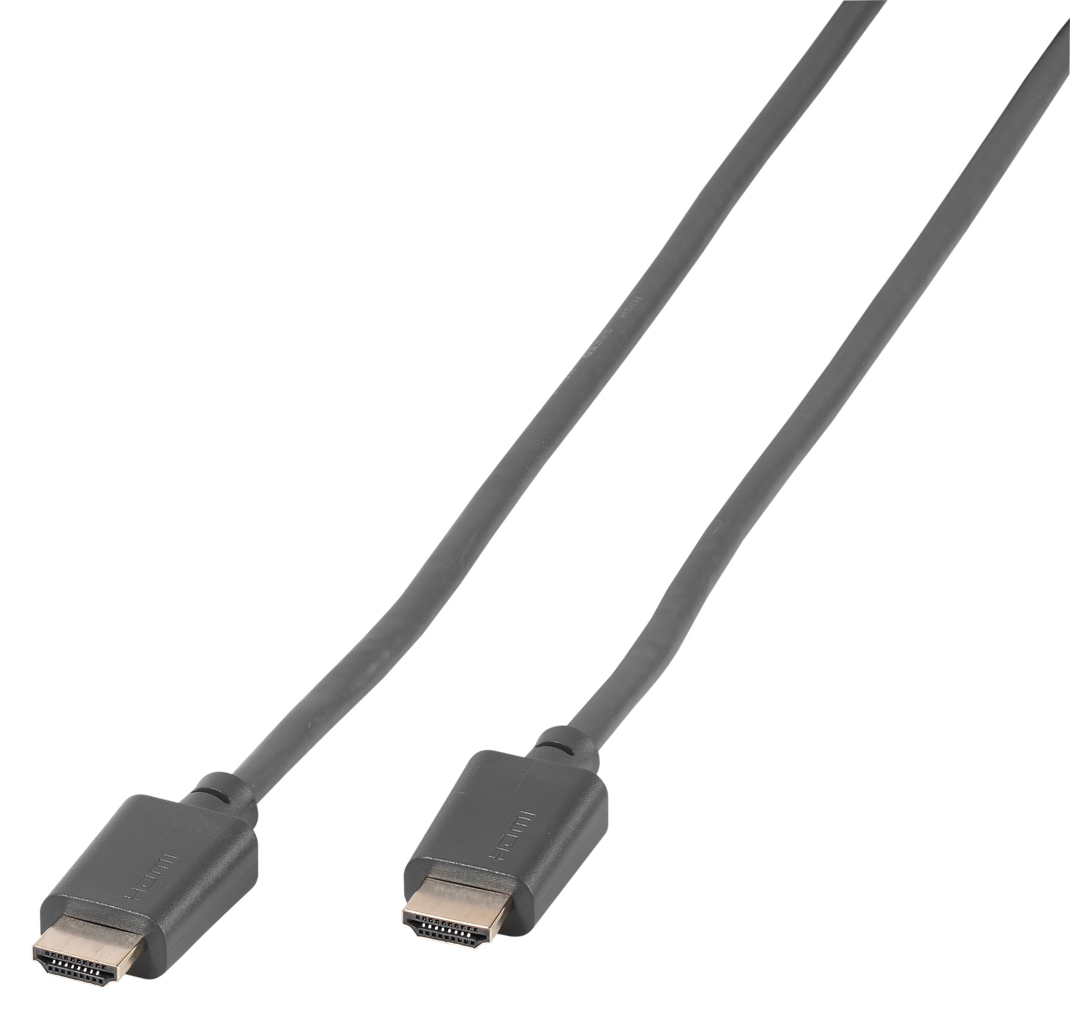 High Speed HDMI® Kabel mit Ethernet, vergoldete Kontakte, 4K/60 Hz, 3,0 m (45523)