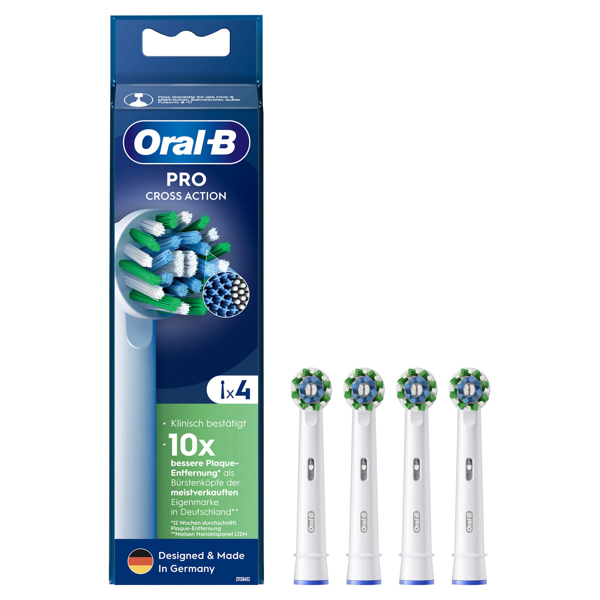 Aufsteckbürsten Pro CrossAction, 4 Stück
