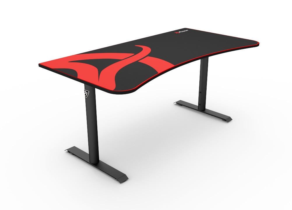 Arena Black/Red Gaming-Tisch, 160 x 82 x 71-81 cm