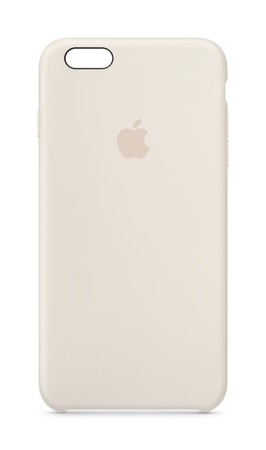 iPhone 6S Plus Silikon Case altweiß