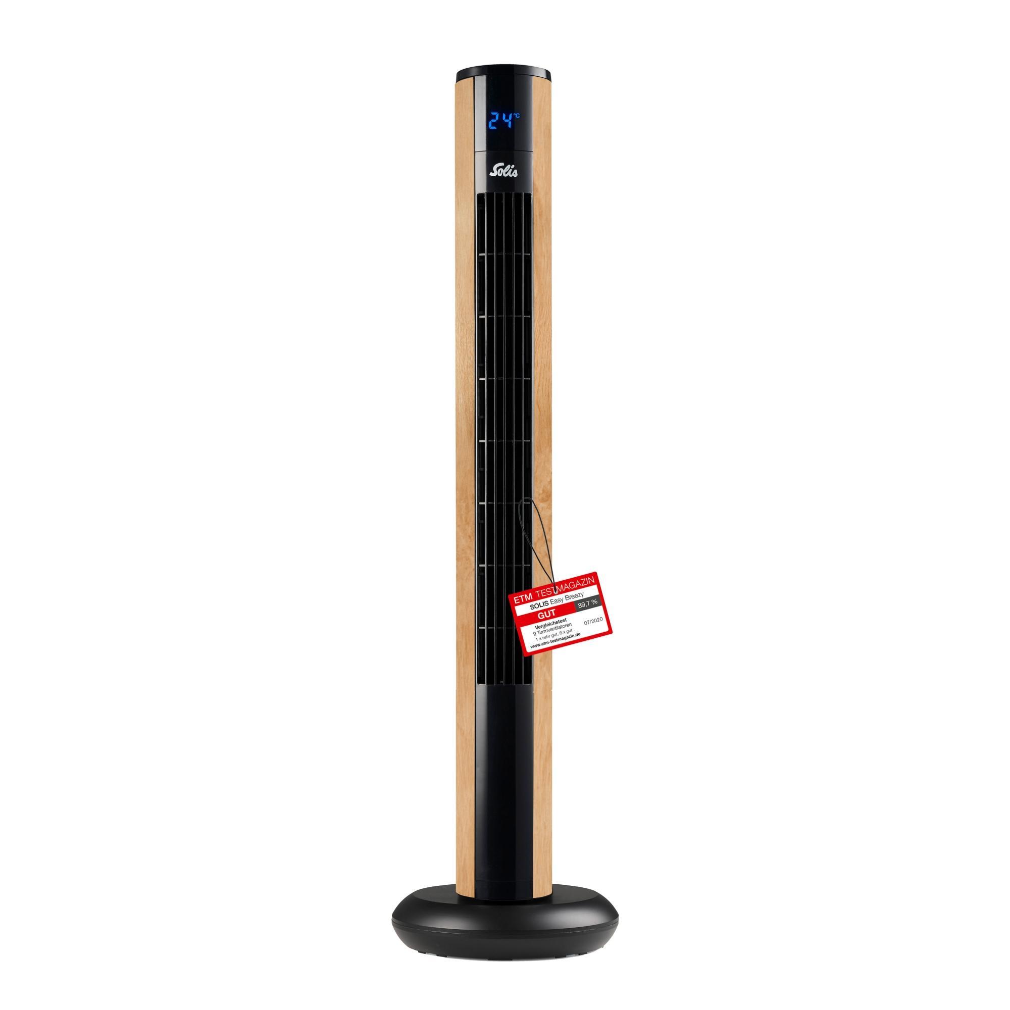 Easy Breezy (Typ 757) Holz-Effekt Turmventilator