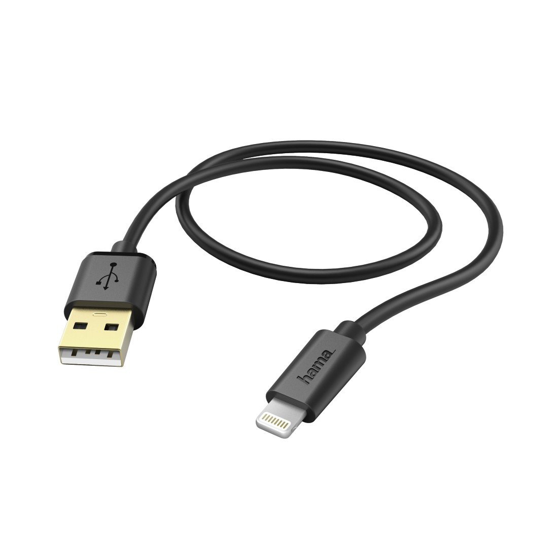 Lade-/Datenkabel, Lightning, 1,5 m, Schwarz (00173635)