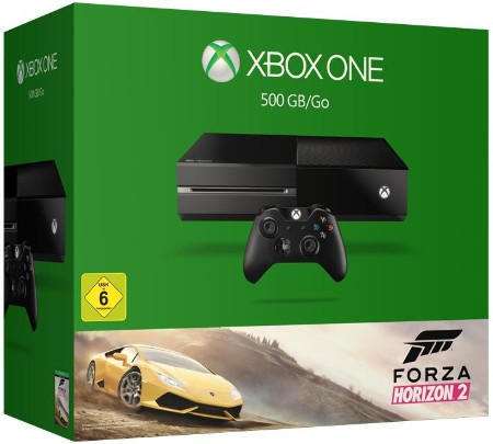 Xbox One 500GB (schwarz) inkl. Forza Horizon 2