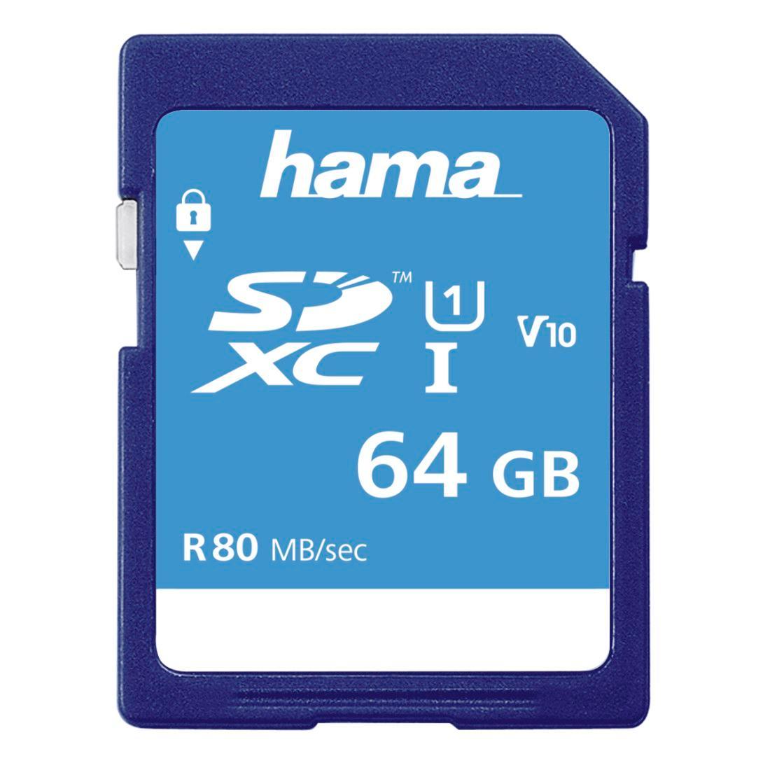 SDXC 64GB Class 10 UHS-I 90MB/S (00124136) Speicherkarte