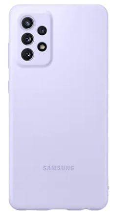 Silicone Cover EF-PA725 für das Galaxy A72, violet Handyhülle