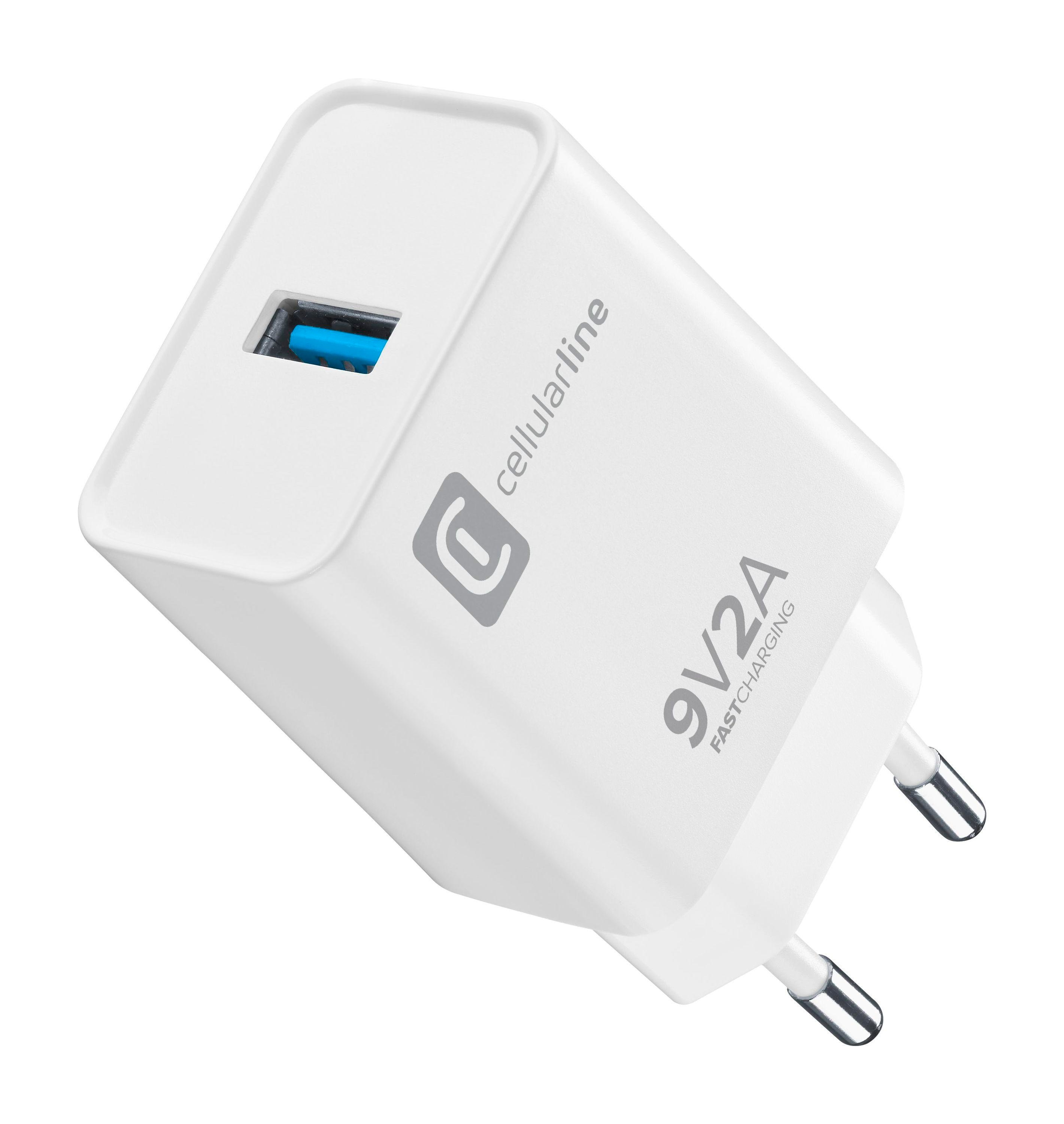 USB Typ-A Travel Charger 18W White (60455)