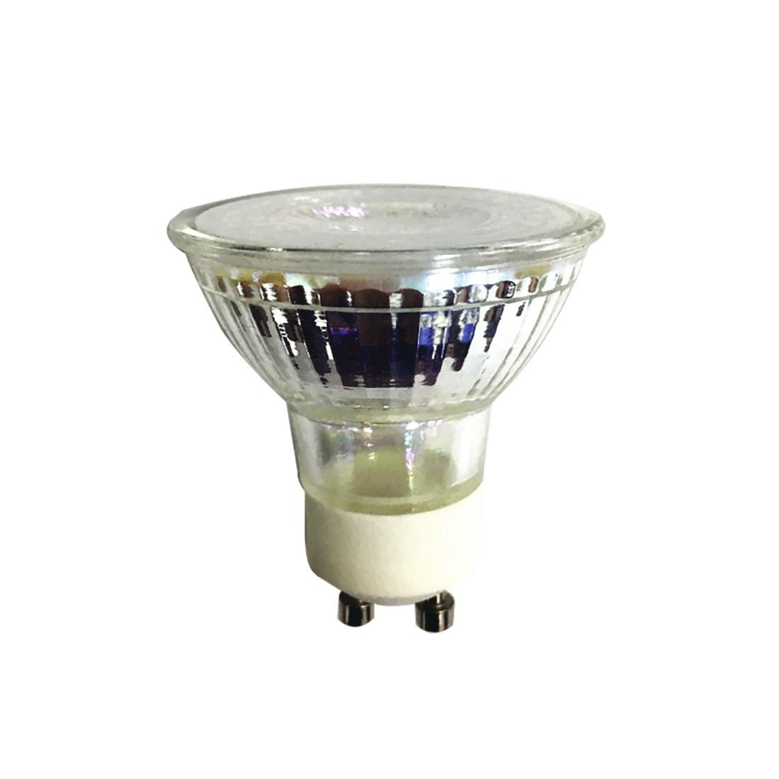 LED-Lampe, GU10, 445lm ersetzt 40W, Reflektorlampe PAR16, Warmweiß, Glas (00112884)