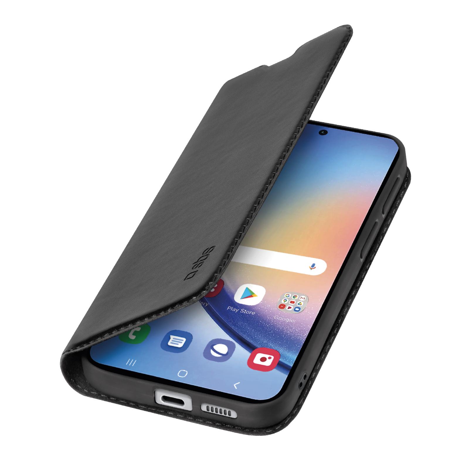Bookcase Wallet Lite-Hülle für Samsung Galaxy A35 Schwarz Handyhülle