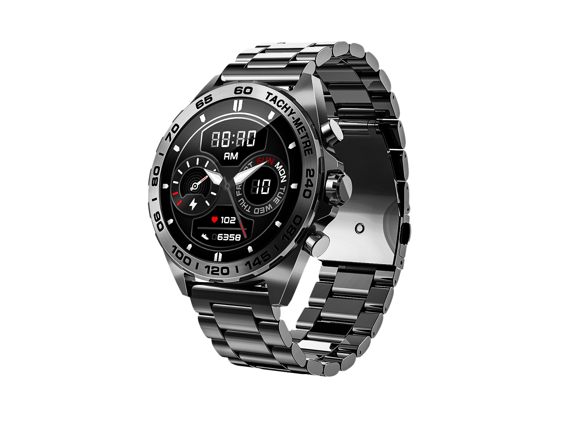 Watch 501, Black Metal Smartwatch