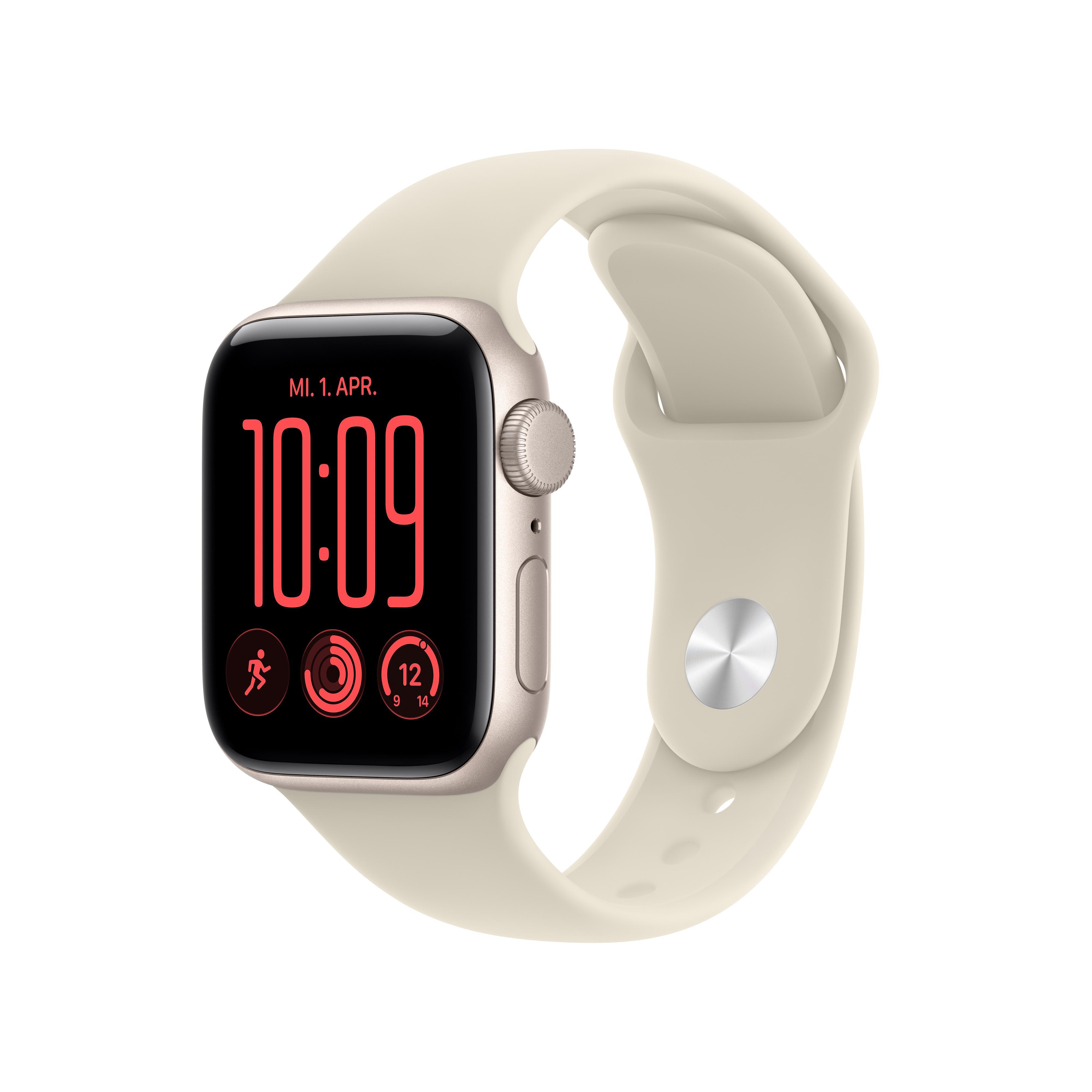 Watch SE 3, GPS, 44mm, Polarstern Aluminiumgehäuse mit Sand Sportband - S/M Smartwatch