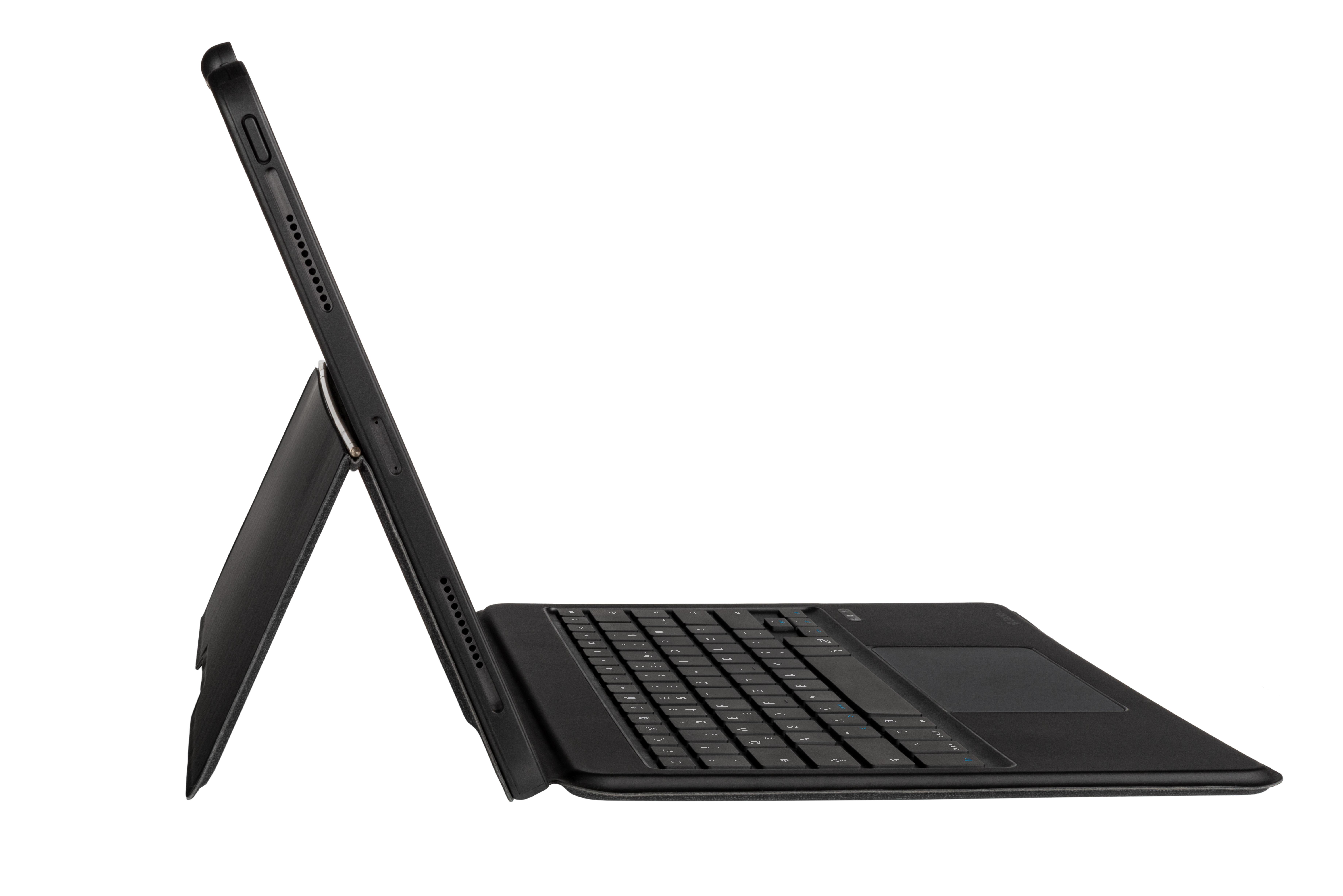 Bluetooth Tablet Tastatur Hülle - Apple iPad Pro 12.9 Zoll (2021) - Dunkelgrau (63946)