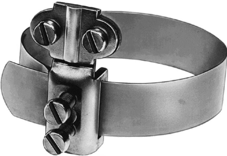 ZEU 02 Erdungsbandschelle