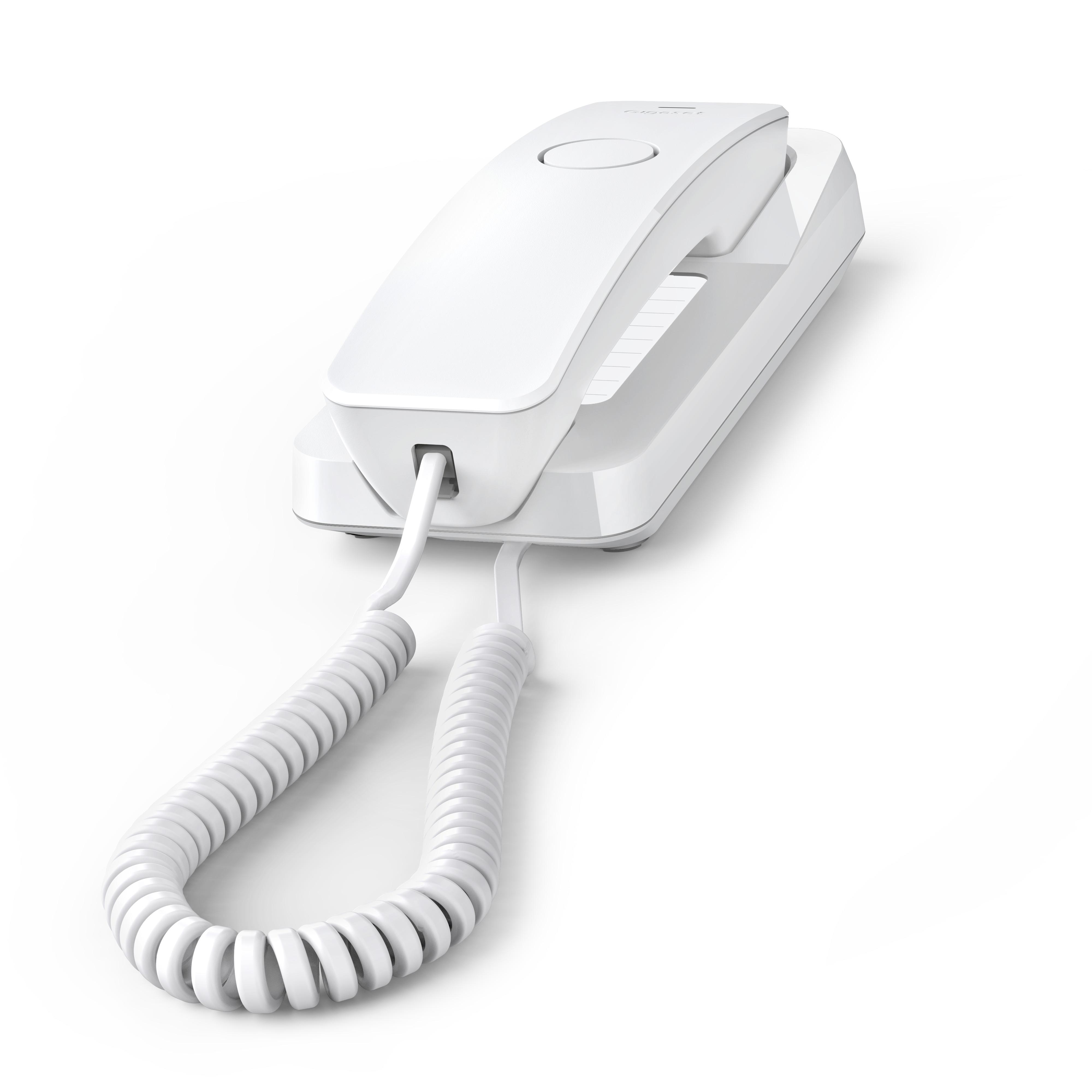 DESK 200, Weiß Schnurgebundenes Telefon