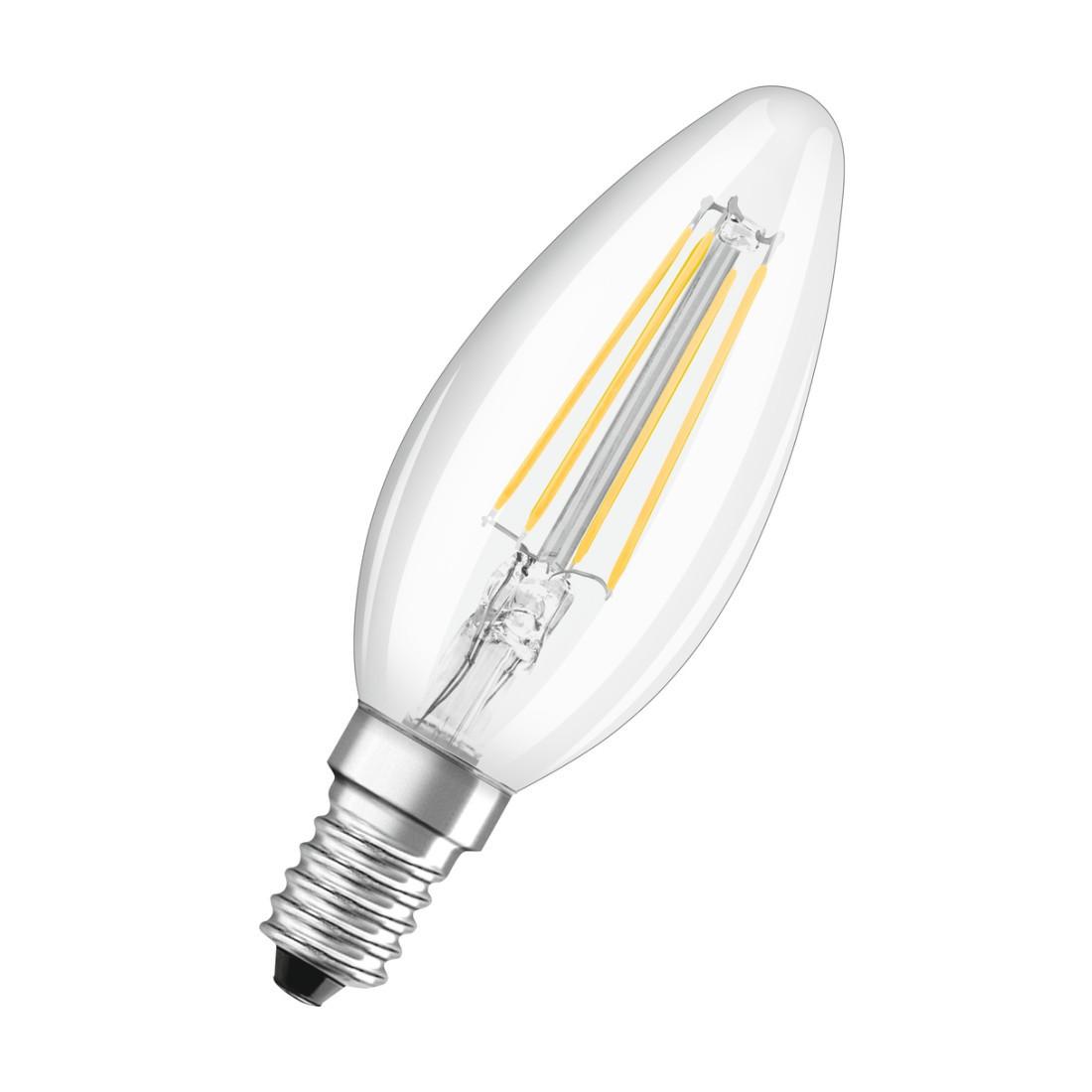 LED-Lampe "Retrofit", Minikerzen, 5,5W, E14, Tunable White, klar (00215068)