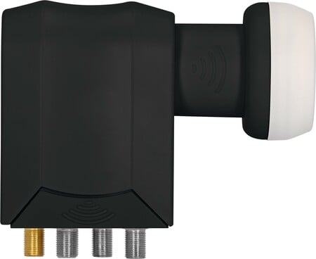 Universal-SCR 4+4 LNB schwarz Quattro LNB