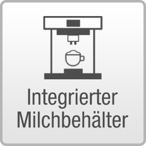 Integrierter Milchbehälter
