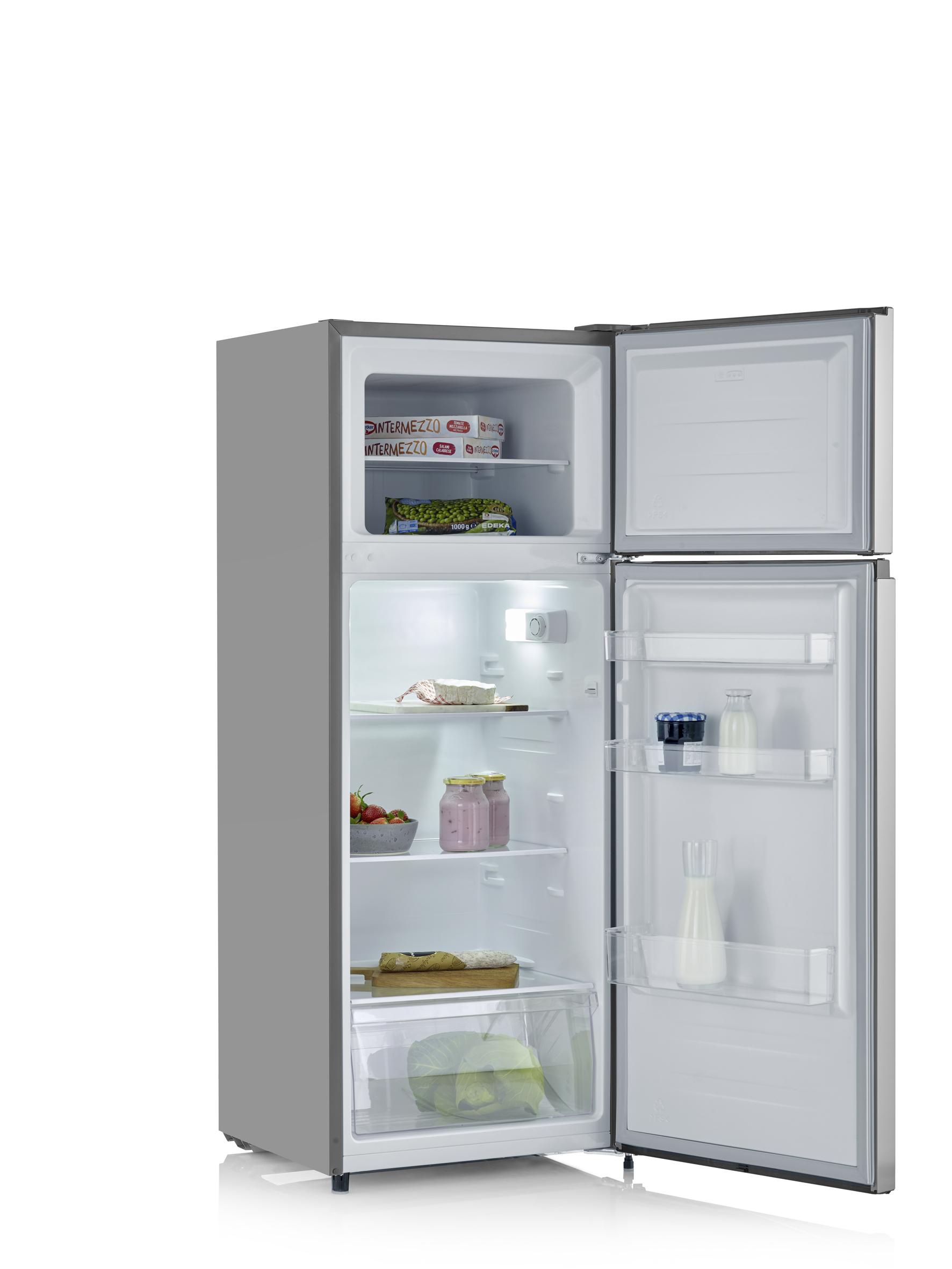 DT 8761 silber Kühlschrank mit Gefrierfach