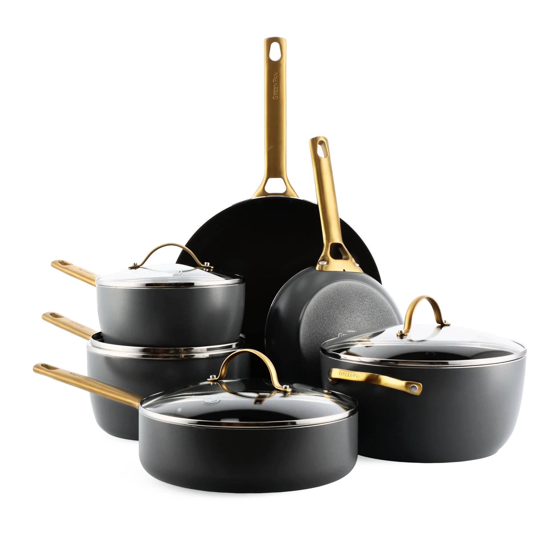 Padova Reserve Black 10-teiliges Kochgeschirrset