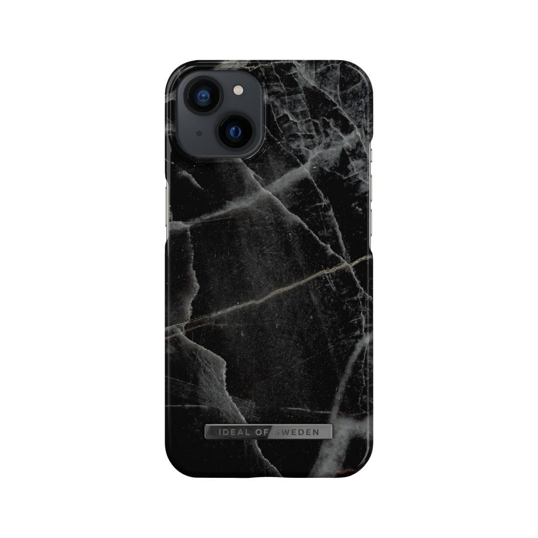 Cover "Fashion Case" für Apple iPhone 13, Black Thunder Marble (00214952)