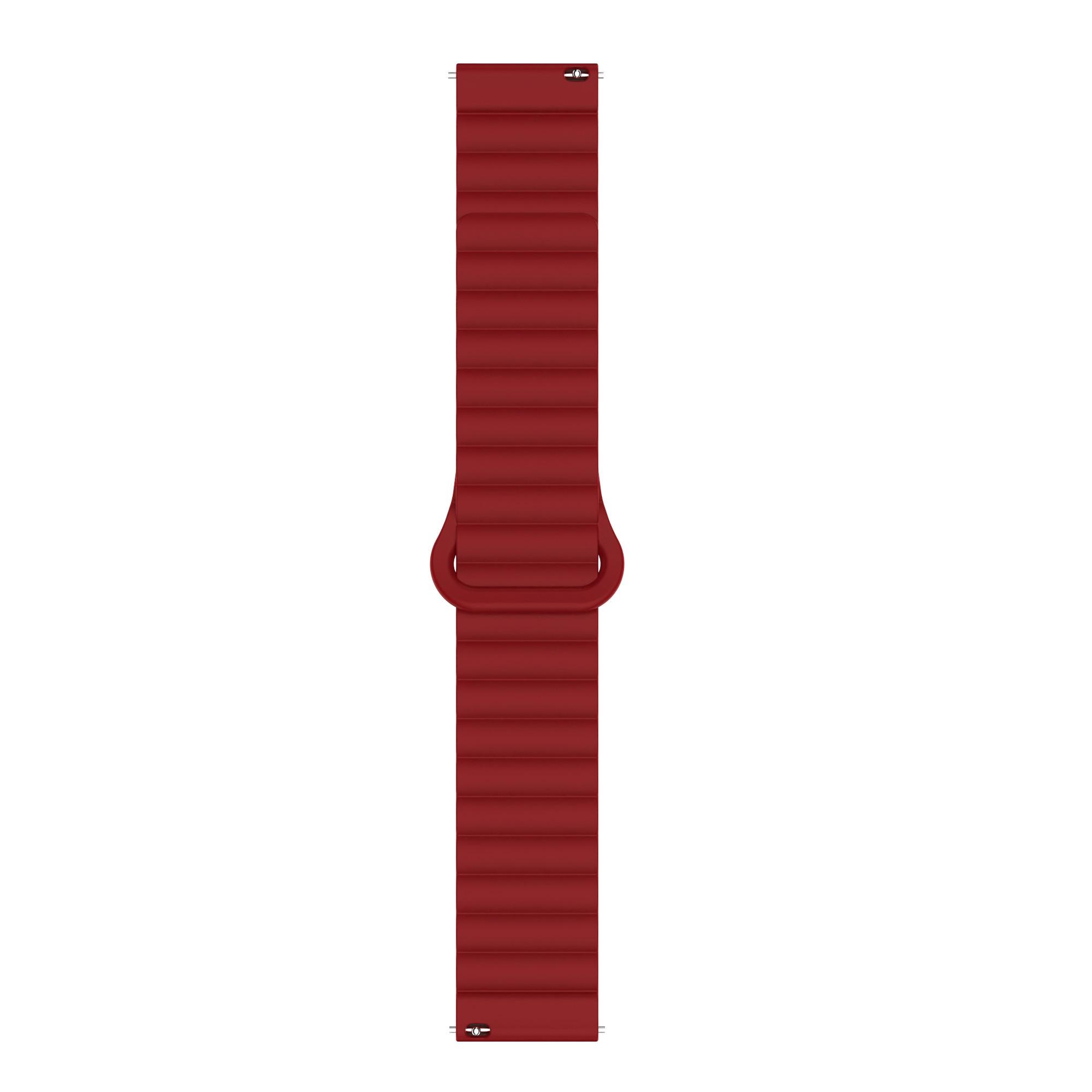 Armband Sporty Strap 18mm Bordeaux