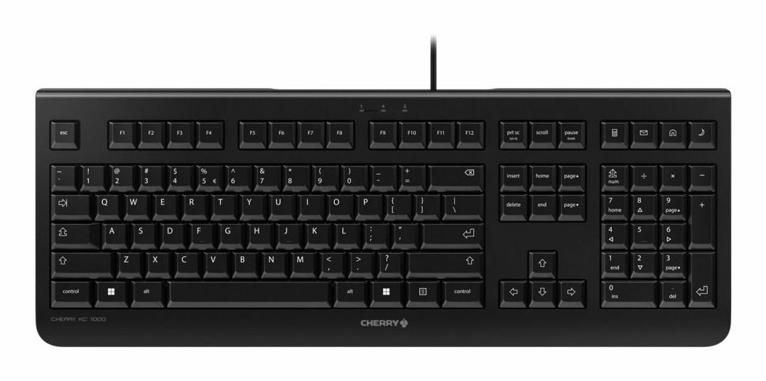 KC 1000 schwarz belgisches Layout Tastatur