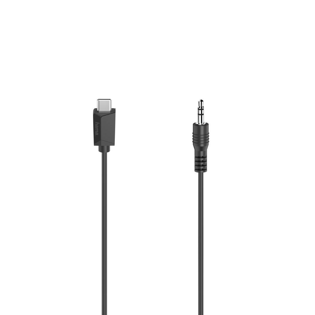 Audio-Kabel, USB-C-Stecker - 3,5-mm-Klinken-Stecker, Stereo, 0,75 m (00200729)