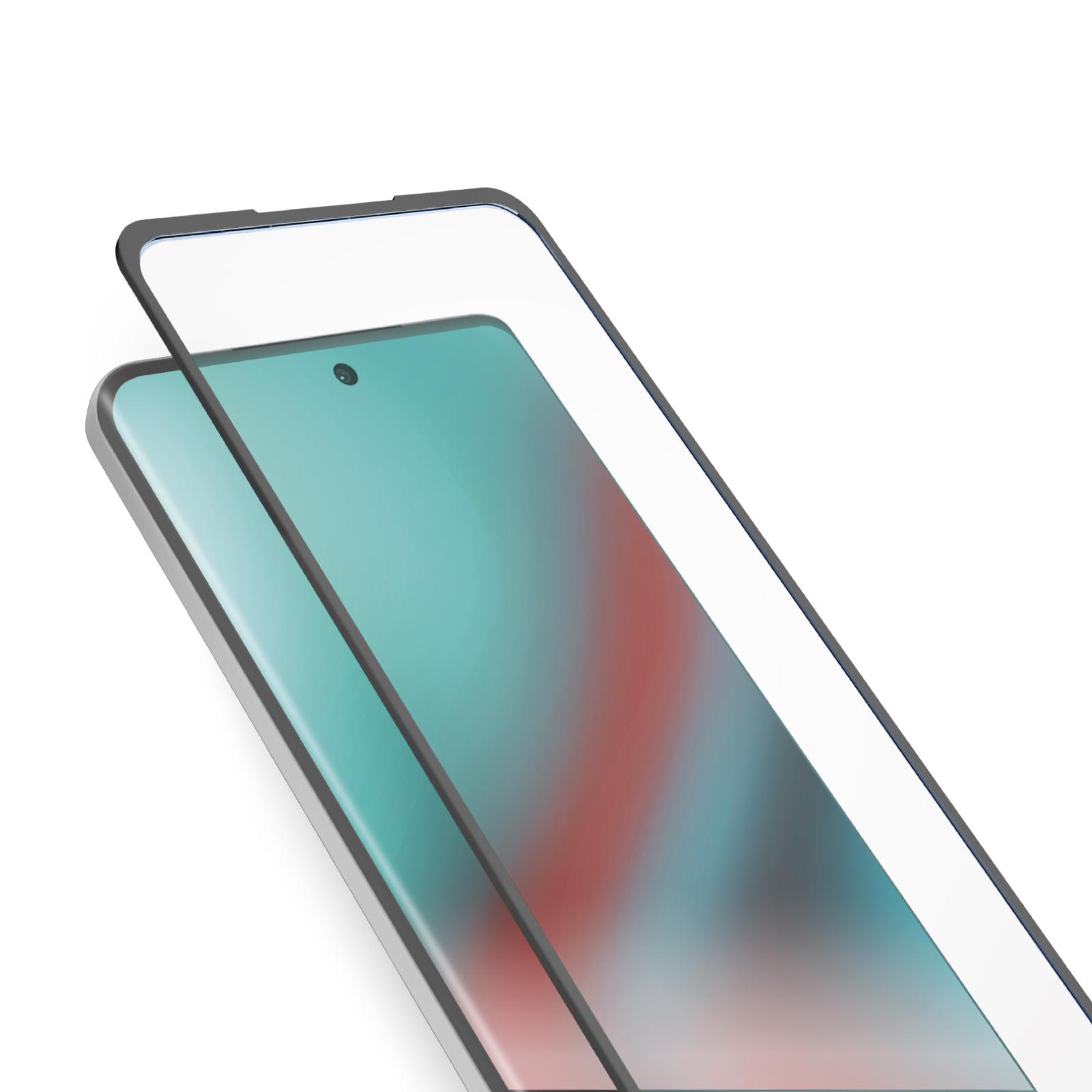 Glas Displayschutz Full Cover für Motorola Edge 50 Neo, Schwarz