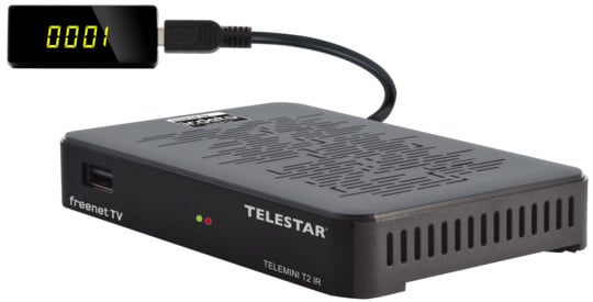 TELEMINI T2 IR, schwarz DVB-T2-Receiver