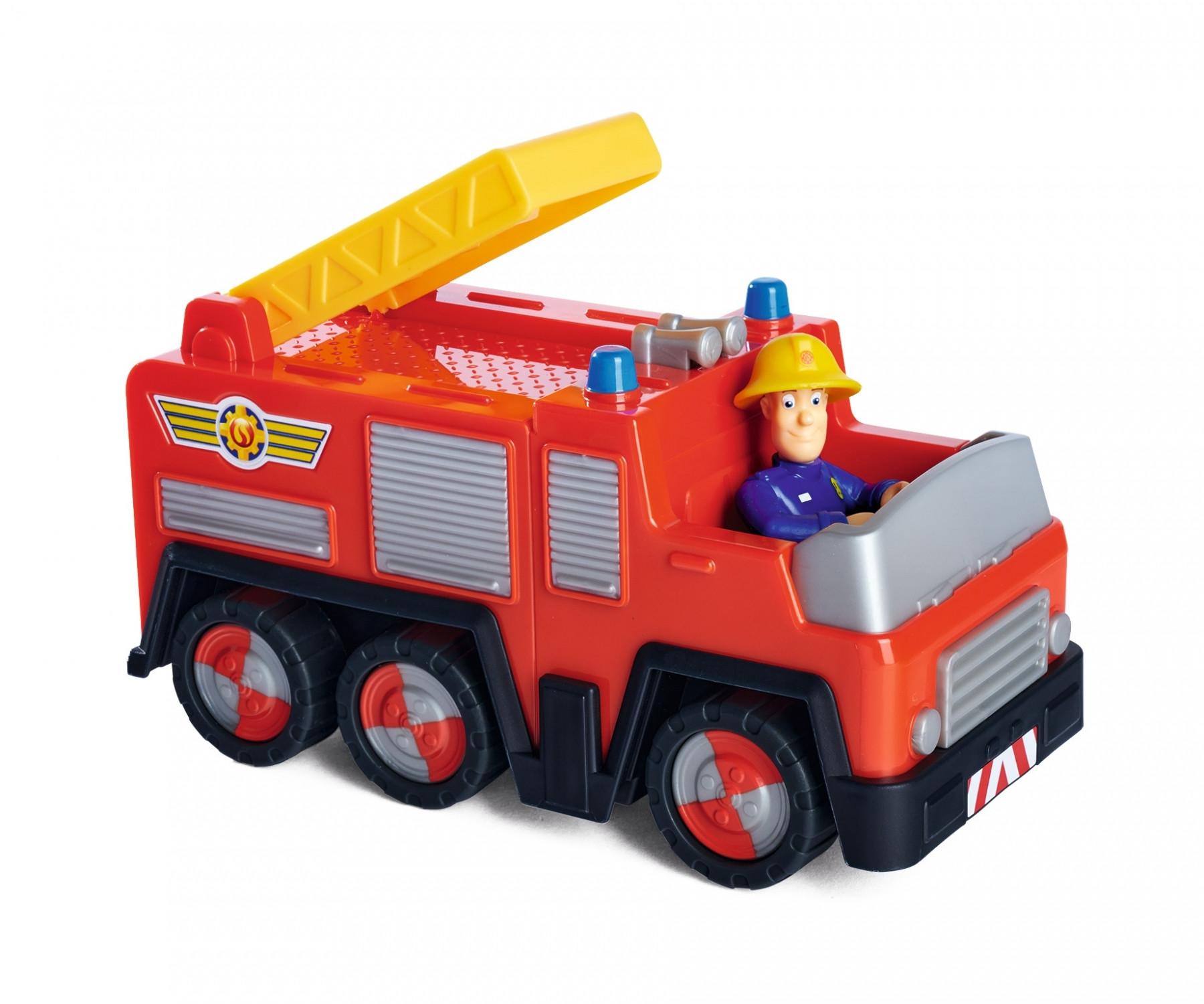 Feuerwehrmann Sam Jupiter mit Sam Figur