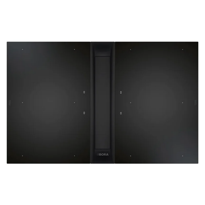 Professional 3.0 Pro Set Flächeninduktion All Black Induktionskochfeld mit Dunstabzug
