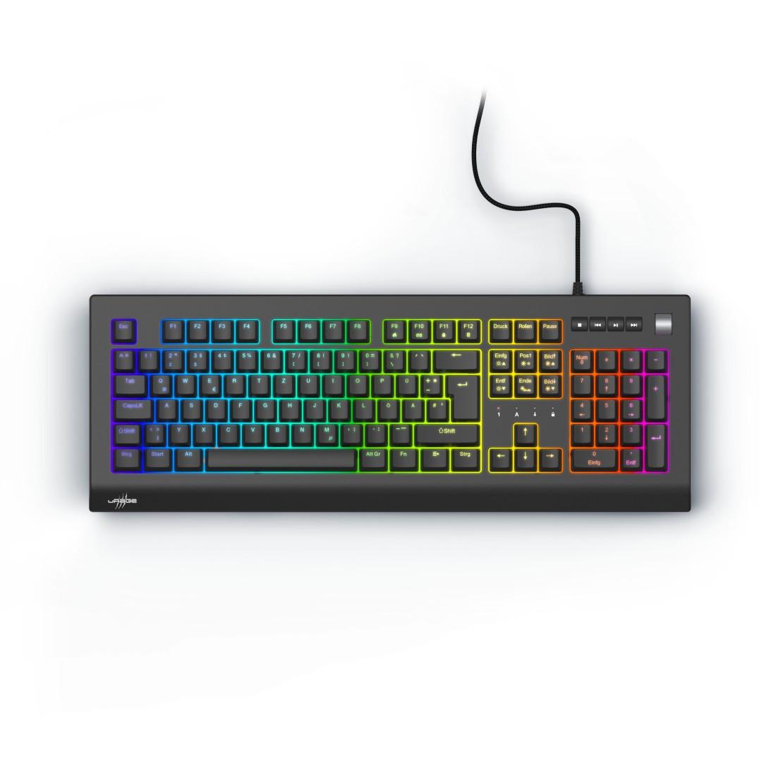 Gaming-Keyboard "Exodus 600 Mechanical", Rote Switches, Schwarz, QWERTZ DE (00217832)