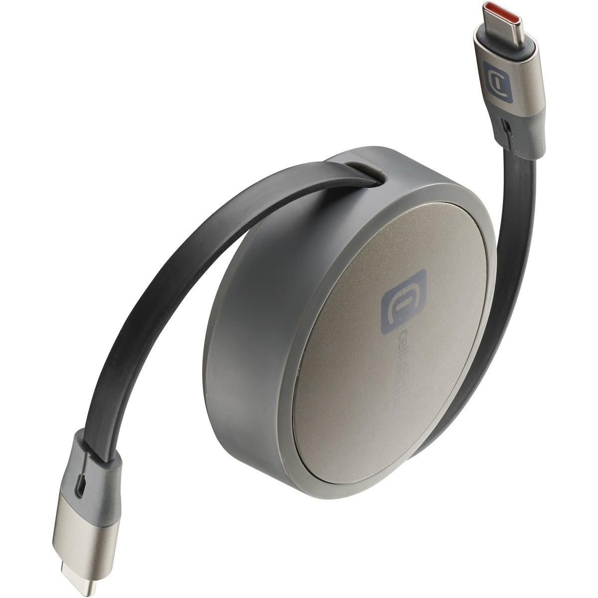 USB-C auf USB-C Kabel Roller Data Cable USB Typ-C/ Typ-C 1m Black (61307)
