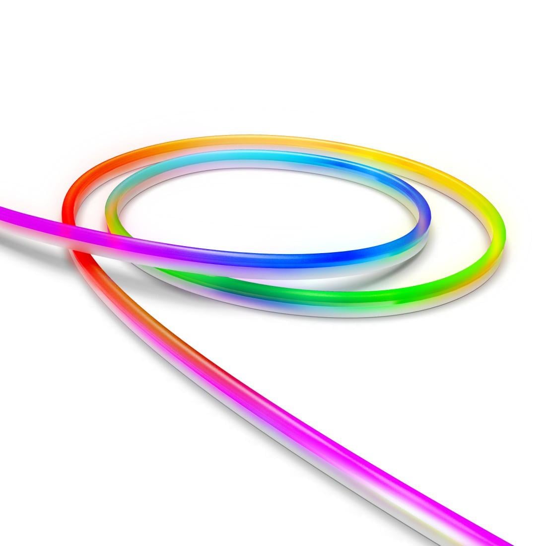 LED-Streifen Neon, RGBIC, WLAN, Matter, dimmbar, IP44, Sprach-/Appsteuerung (00176659)