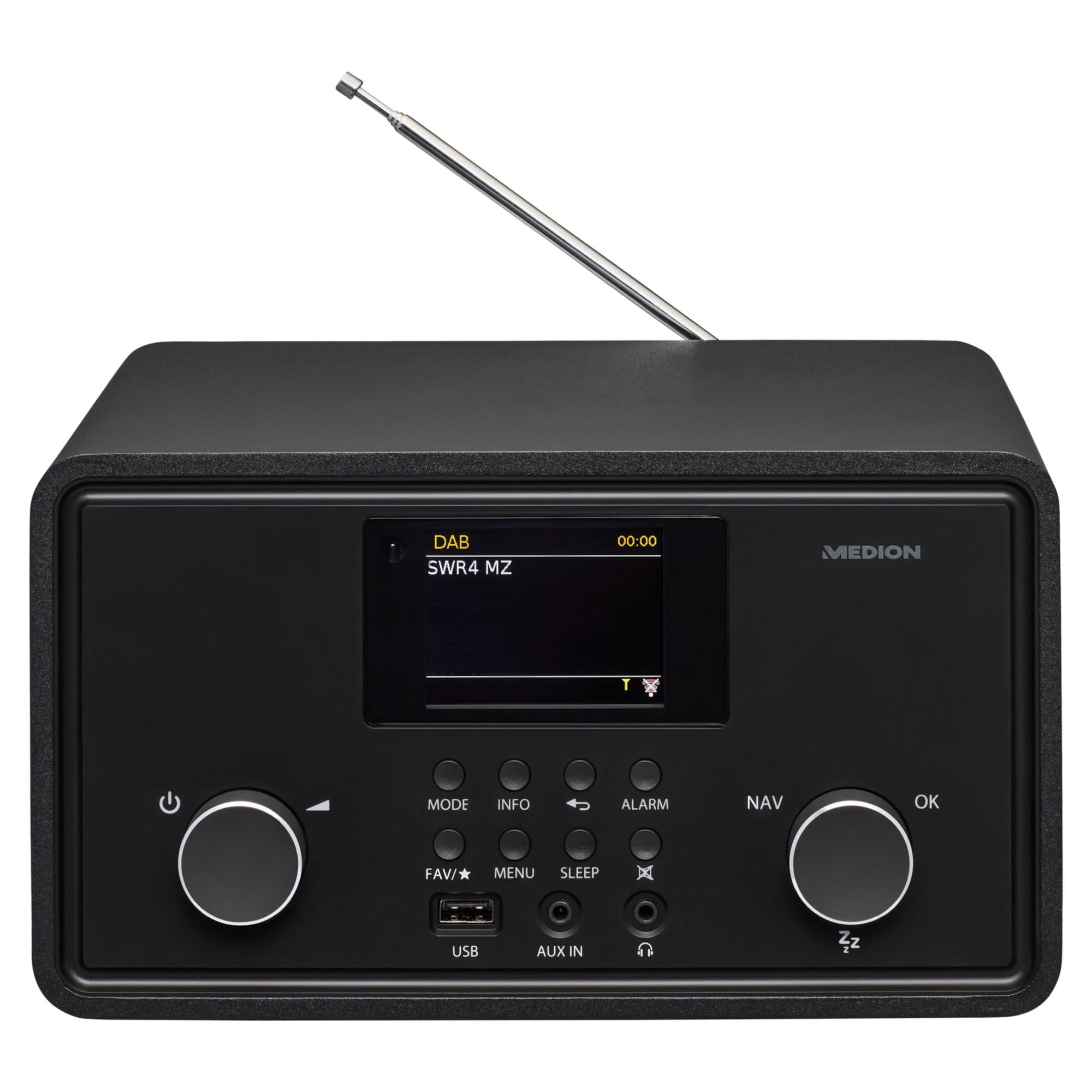 LIFE P85027 Internetradio schwarz