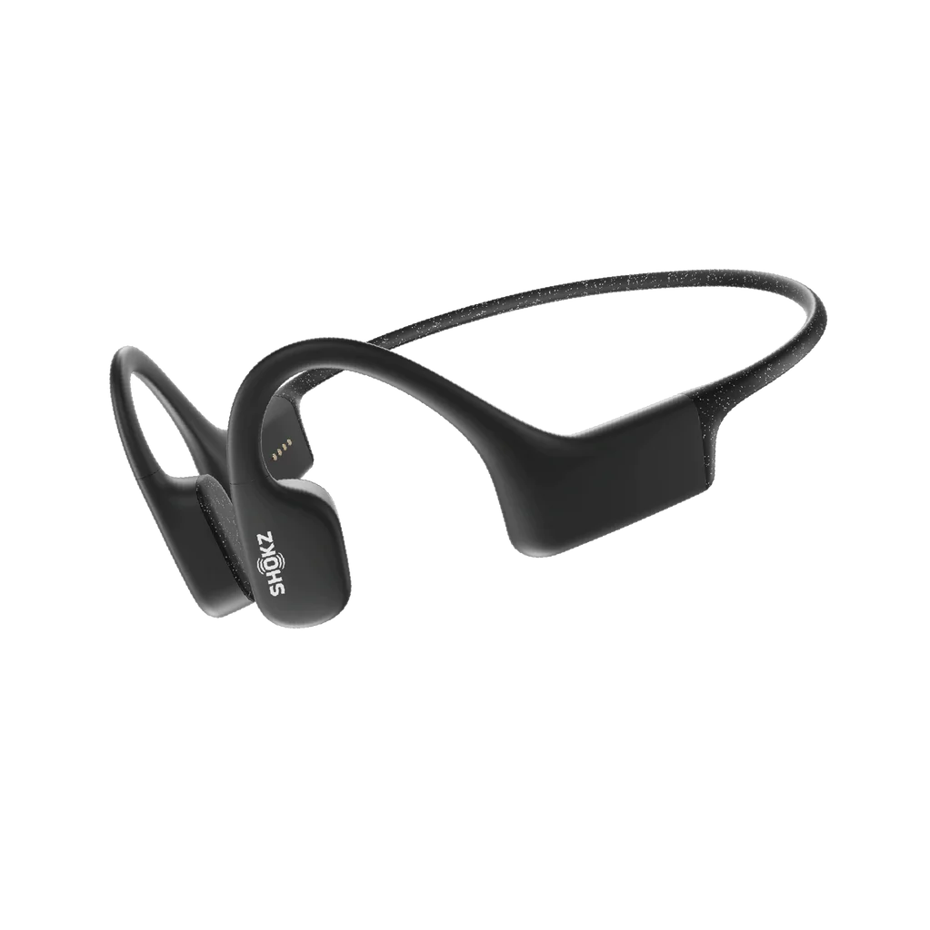 OpenSwim Bone-Conduction-MP3-Kopfhörer schwarz Open-Ear Kopfhörer