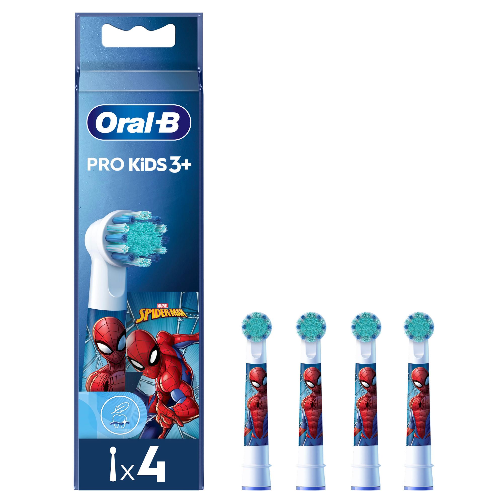 Aufsteckbürsten Pro Kids Spiderman, 4 Stück