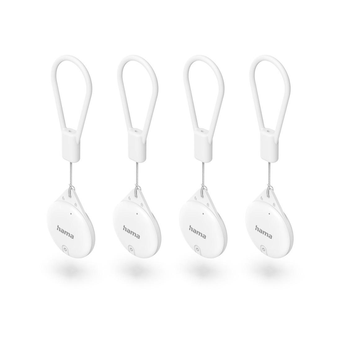 Schlüsselfinder, Item Finder für Apple "Wo ist"-App, Bluetooth, Weiß, 4 St. (00185816) Tracker