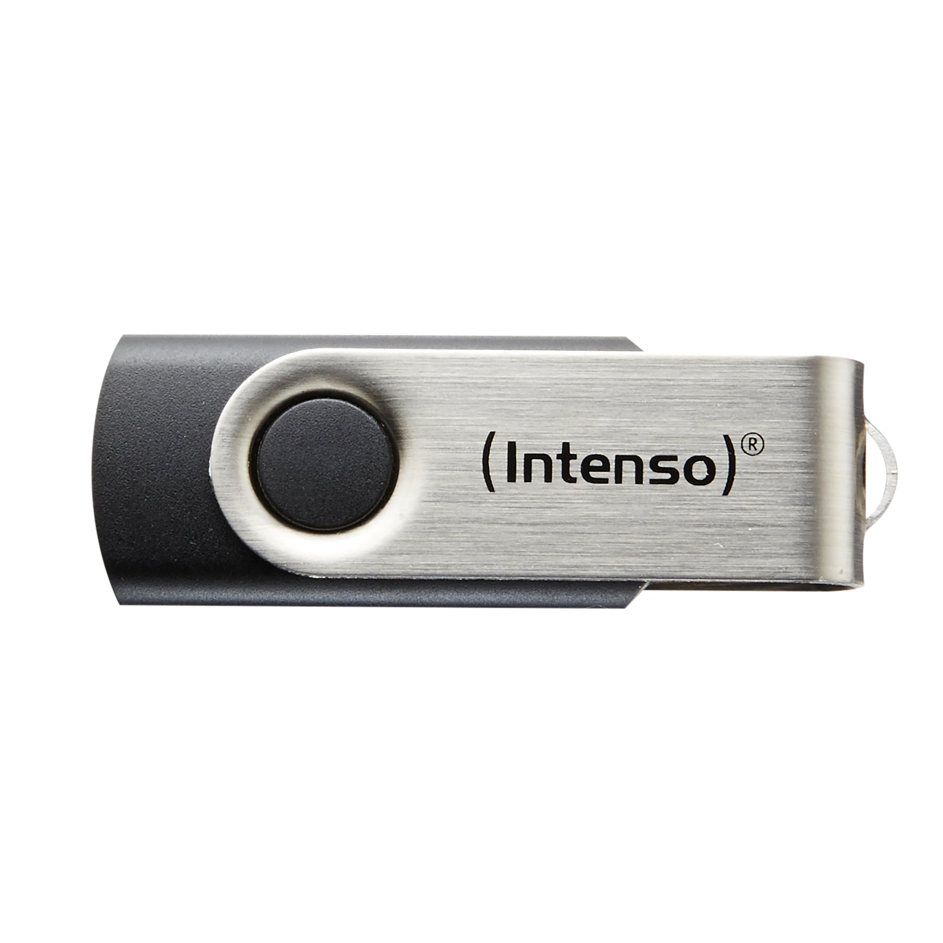 Basic Line 64 GB USB 2.0 Schwarz/Silber USB-Stick