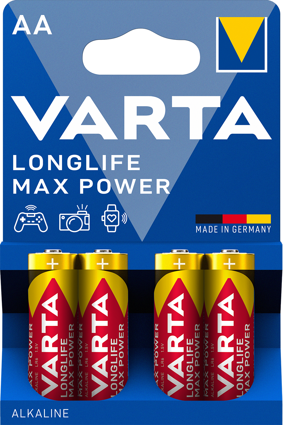 LONGLIFE Max Power AA 4er Blister Batterie