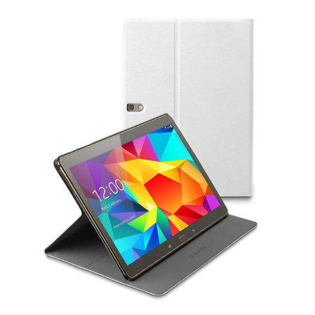 Klapptasche mit Standfunktion für Samsung Tab S Lite weiß