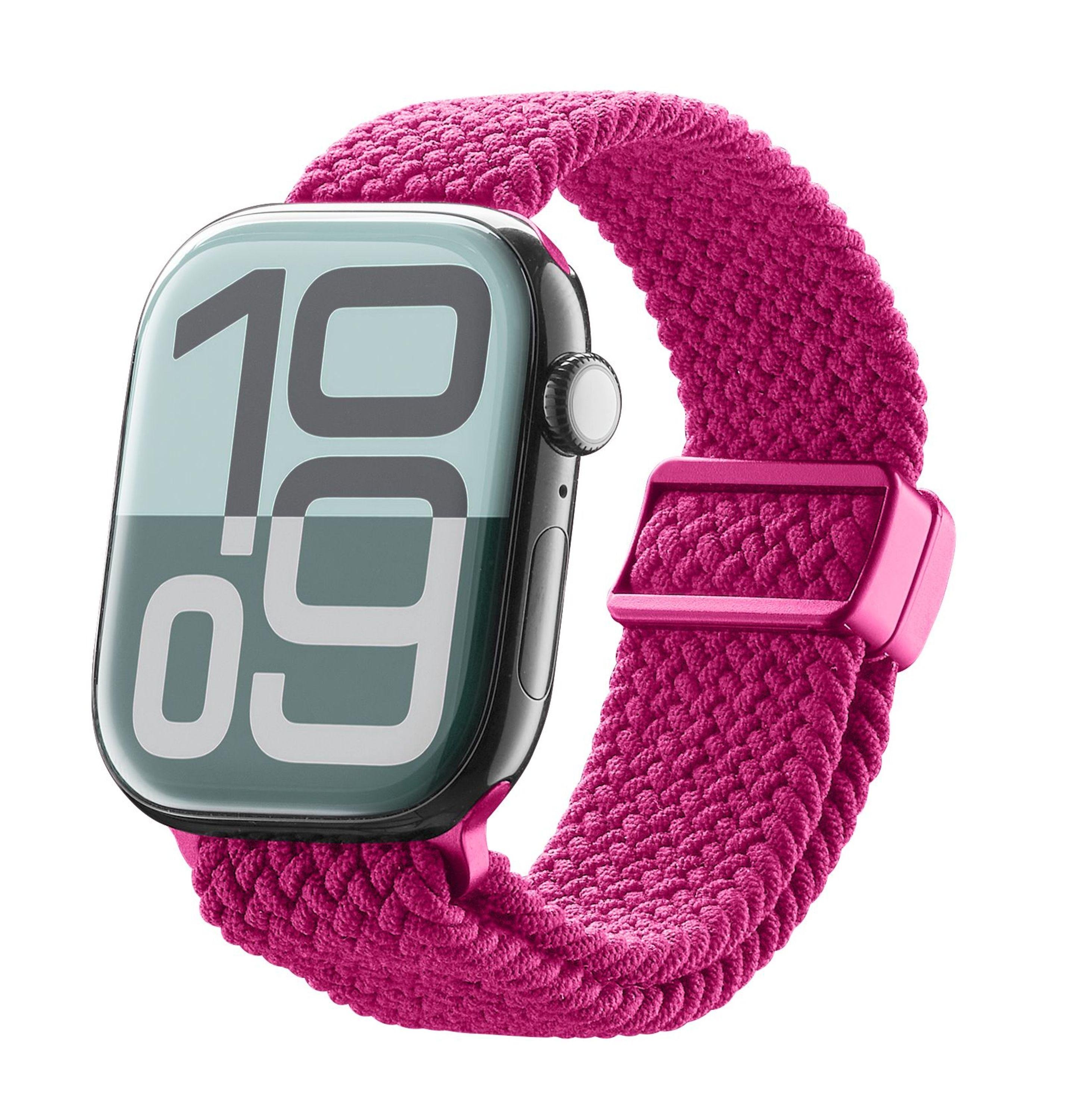 Soft Band für Apple Watch 38/ 40/ 41/ 42mm (Serie 10) Nylon Pink