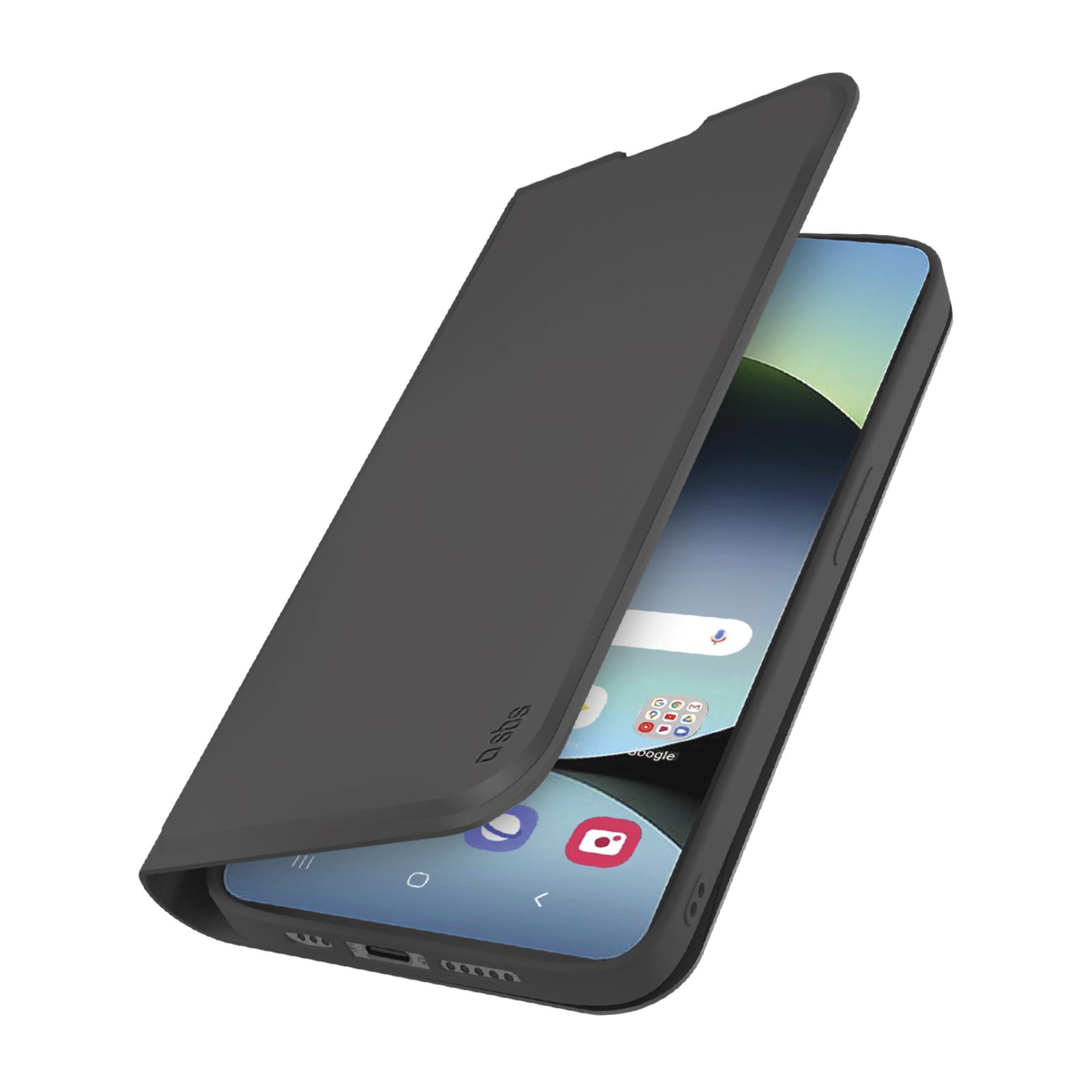 Klapphülle mit Ständer für das Xiaomi Redmi Note 14 4G, Schwarz