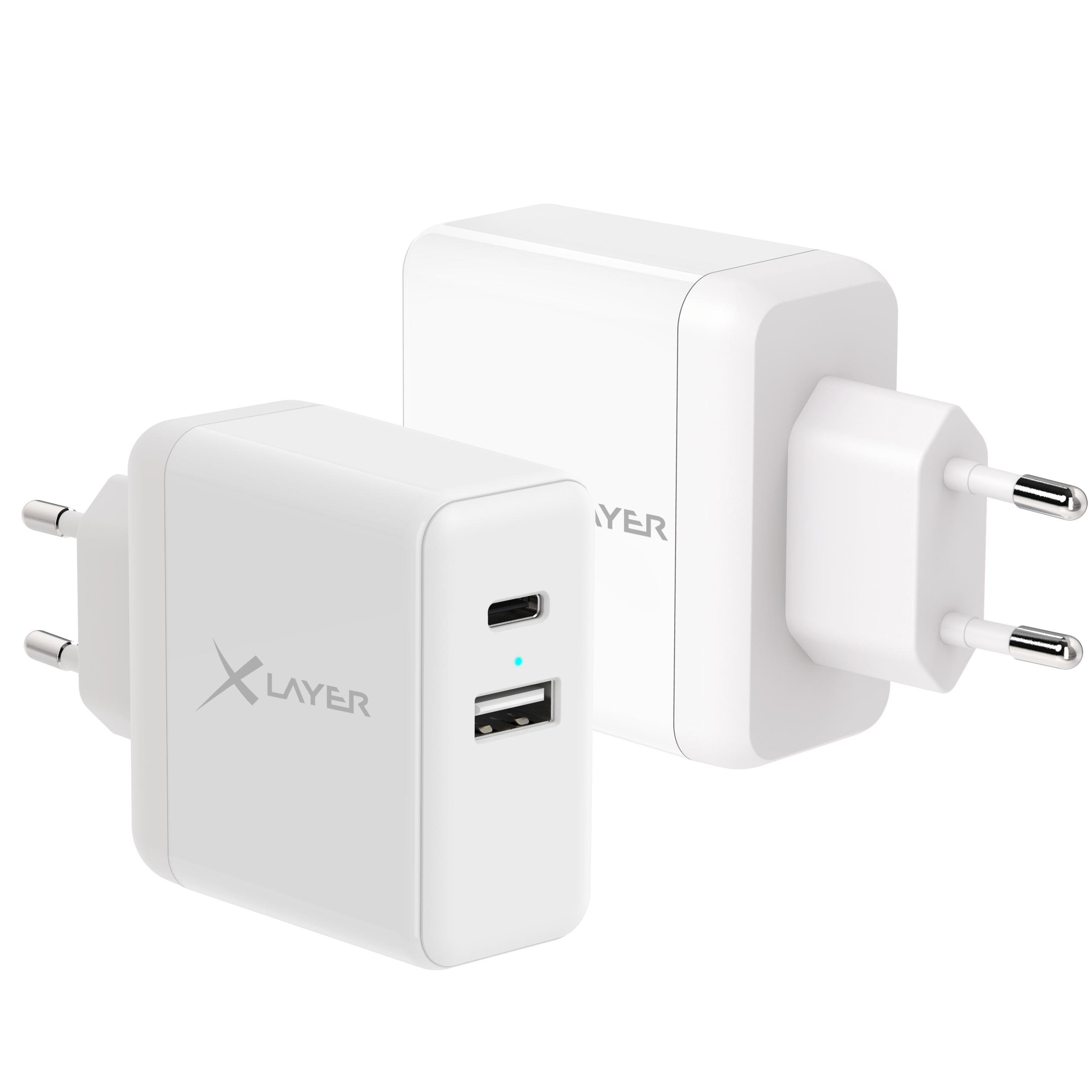 USB QC3.0 + 5V/2.4A Netzteil White (217075)