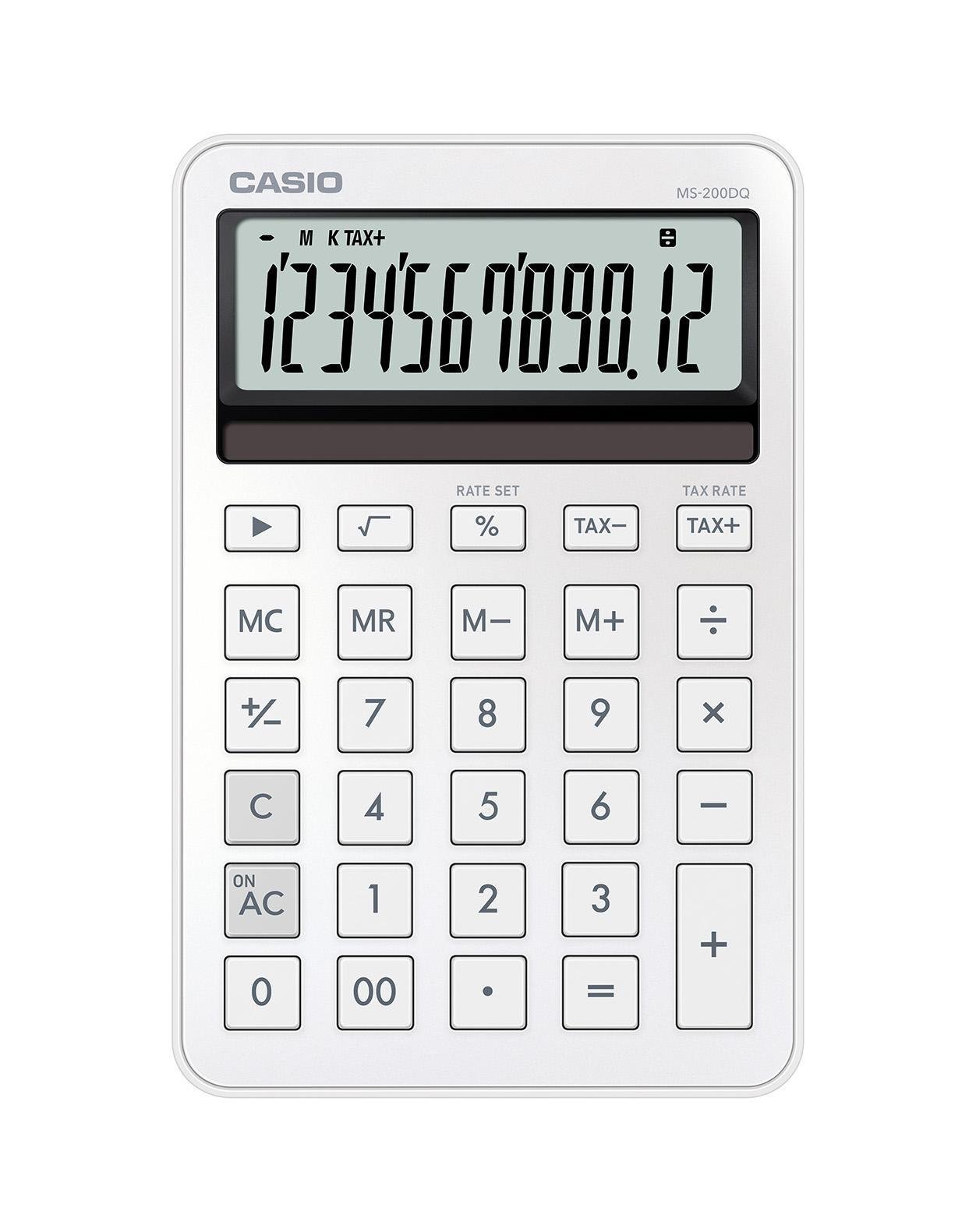 MS-200DQ Weiß Taschenrechner