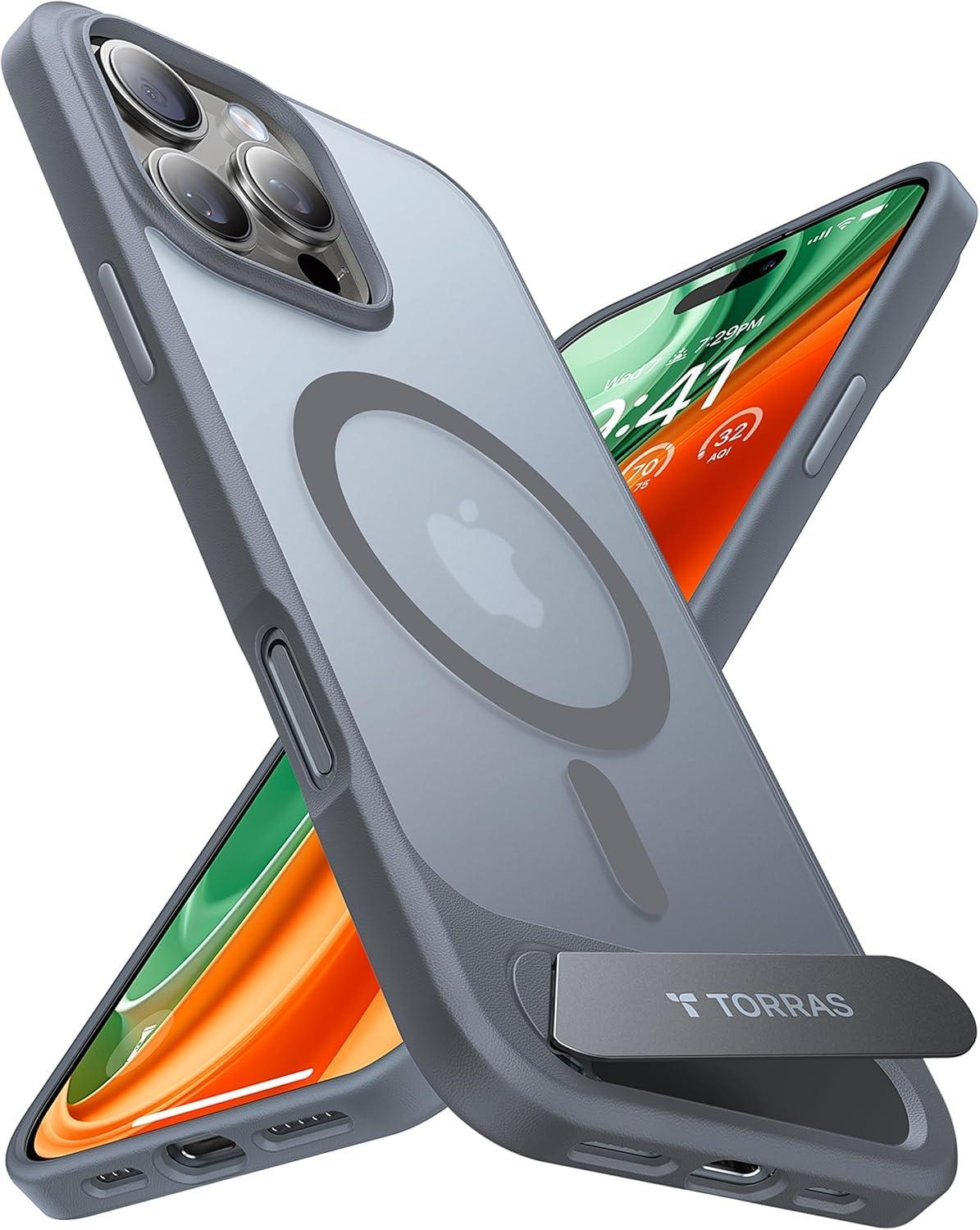 Pstand Series für iPhone 16 Pro Titanium Grey Handyhülle