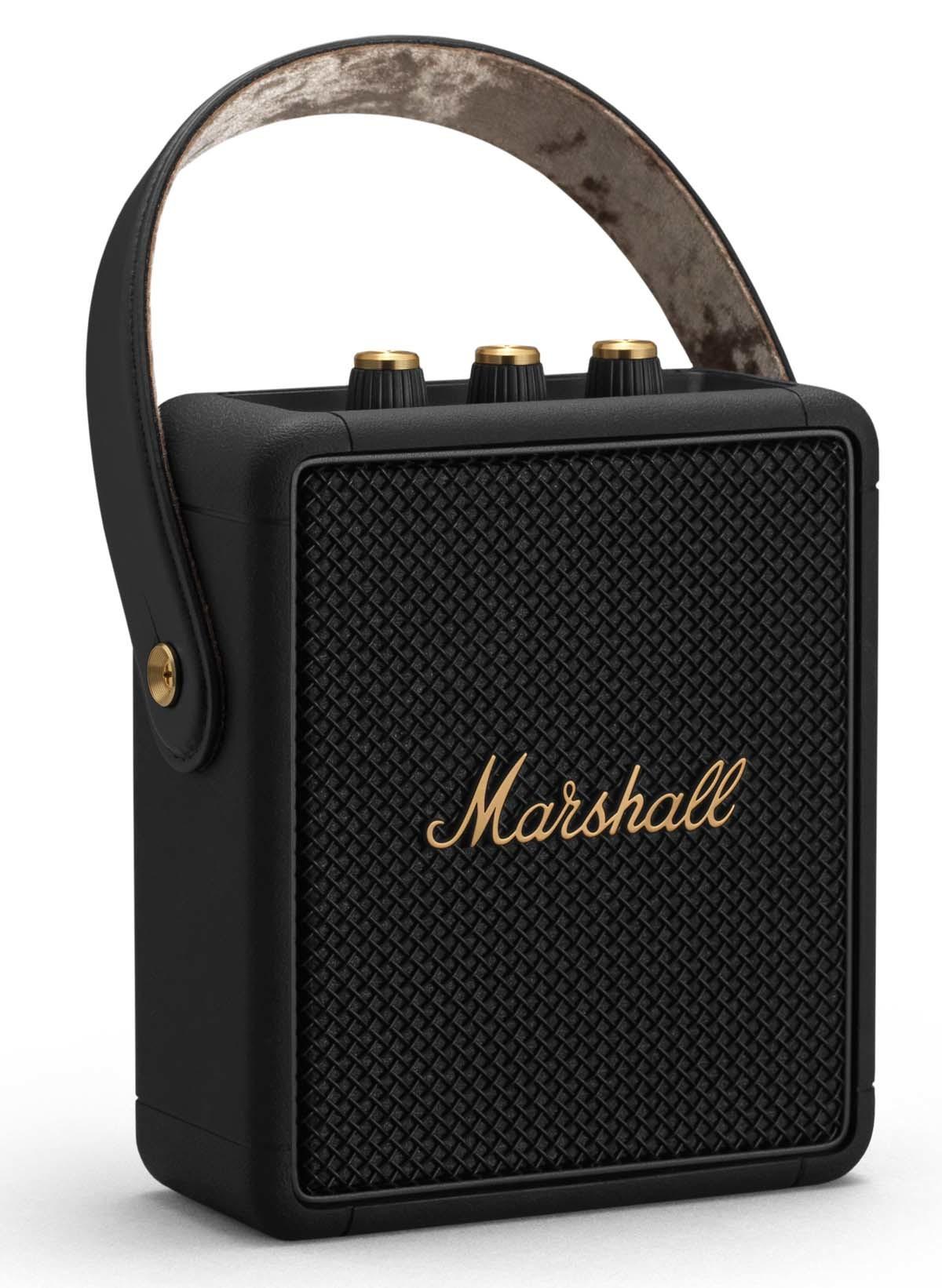 Stockwell II tragbarer Lautsprecher, Black & Brass Bluetooth-Lautsprecher