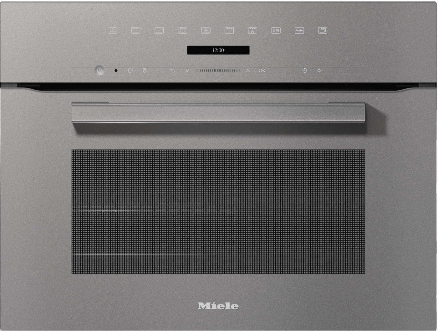 H 7244 B Kompakt-Backofen Graphitgrau Einbaubackofen