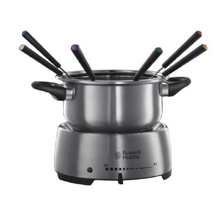 22560-56 Fiesta Edelstahl/schwarz Fondue